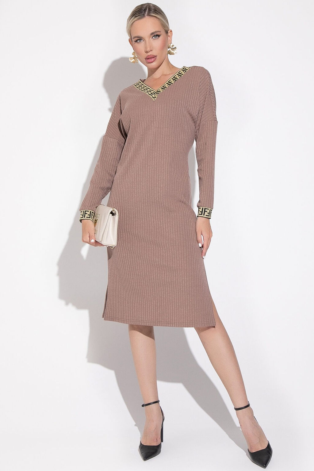 Платье Корнелия (мокко) - Эльза фото 6
