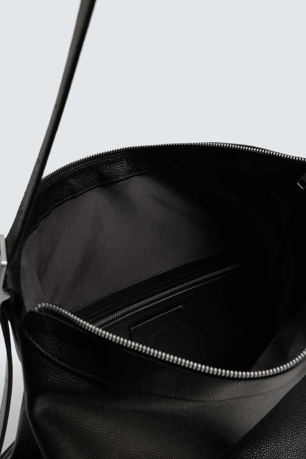 BOLSO SHOPPER PIEL LIMITED EDITION / Negro - Zara фото 6