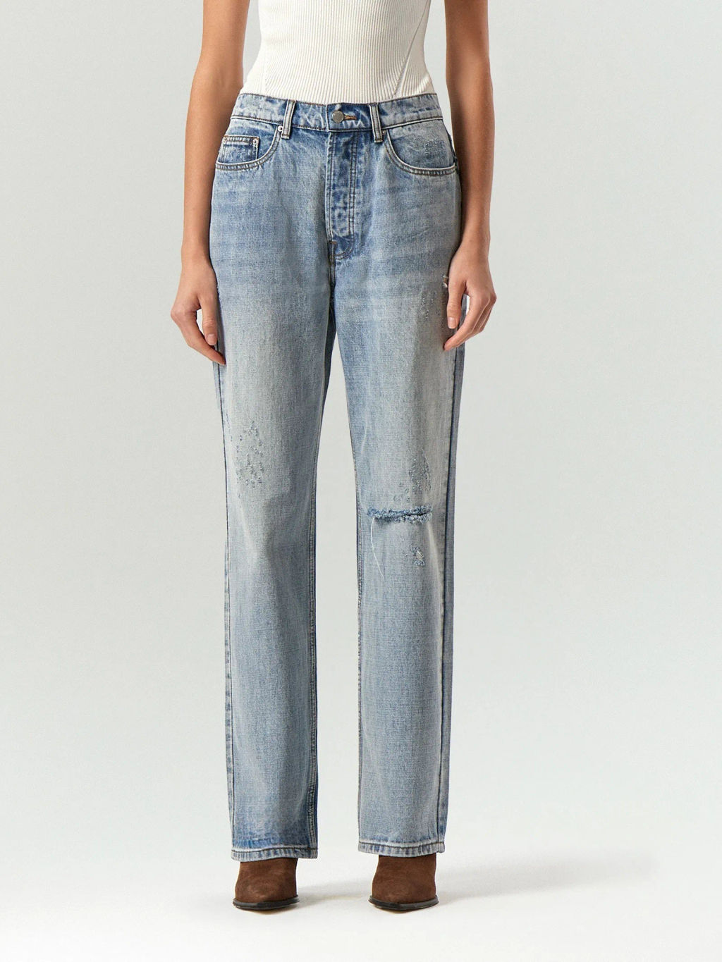 ЕМКА / Джинсы Straight Leg 472 - Emka фото 4