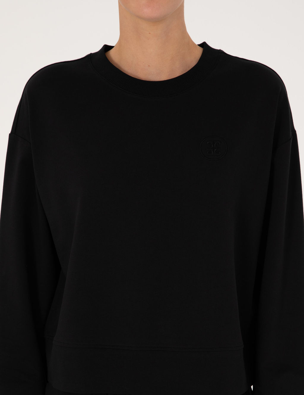 Siyah Oversize Sweatshirt - Pierre cardin фото 6