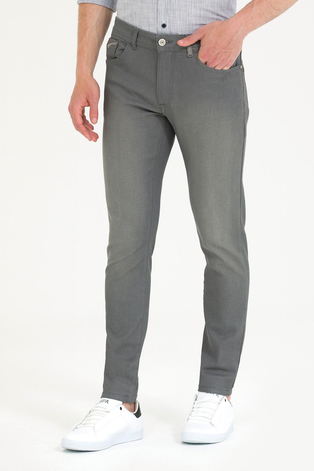 U. S. Polo Assn / Мужские серые джинсовые брюки - U.s. polo assn фото 2