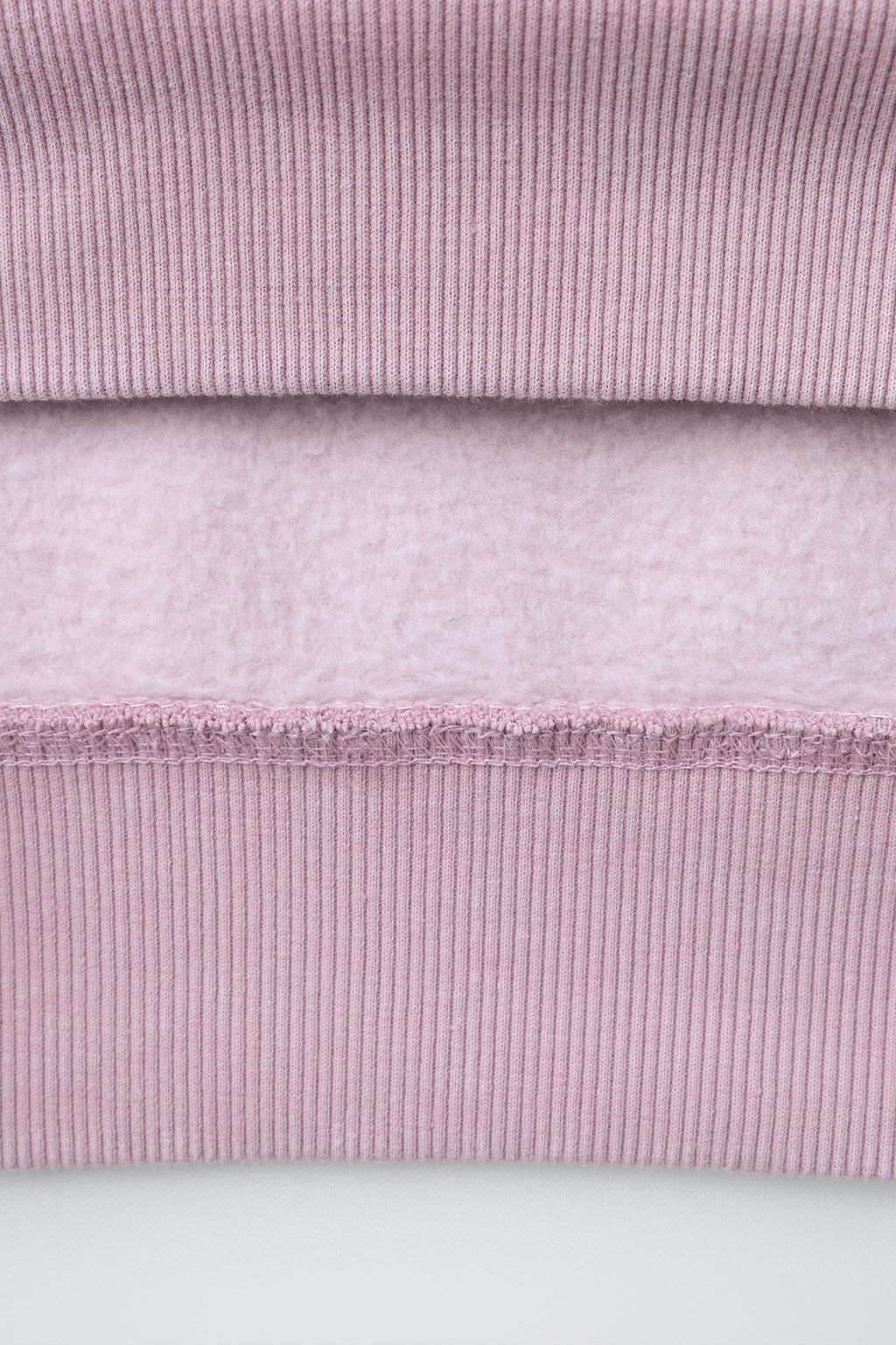 SUDADERA EFECTO LAVADO TEXTO / Rosa pastel - Zara фото 5