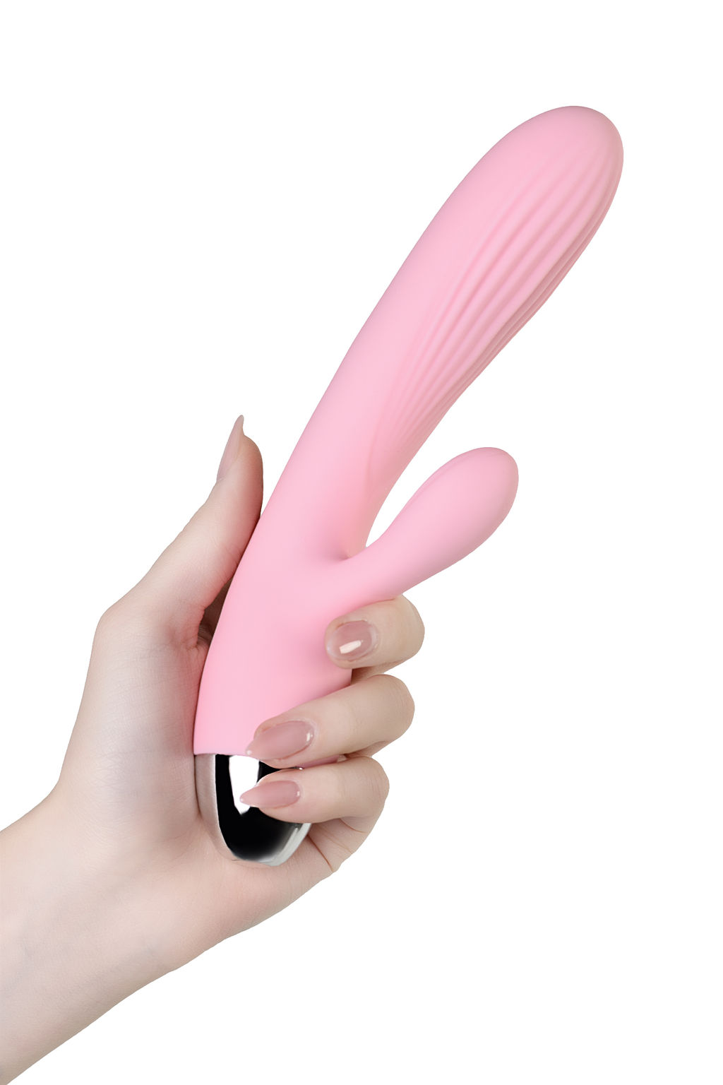 Пульсатор и вибратор с функцией подогрева JOS MILLY, силикон, розовый, 20 см  фото 6