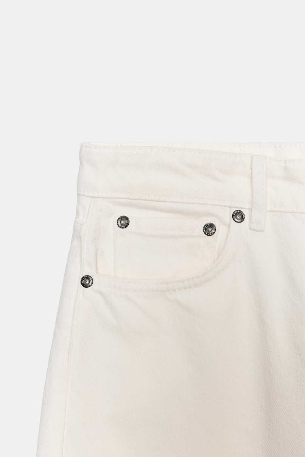 JEANS ZW COLLECTION TAPERED MID-WAIST - Zara фото 7