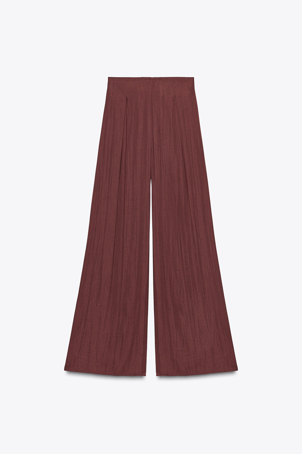 WIDE-LEG DARTED TROUSERS - Zara фото 12