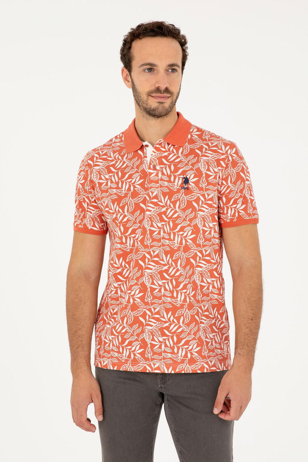U. S. Polo Assn / Мужская футболка с пудрой - U.s. polo assn фото 8