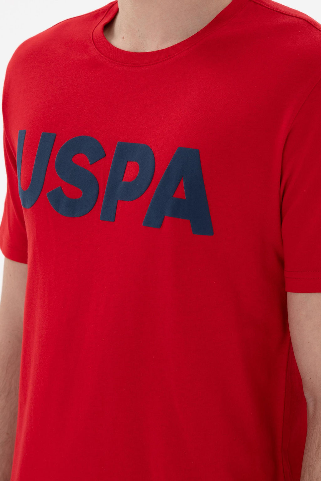 Erkek Regular Fit Bisiklet Yaka K_rm_z_ Basic Ti__rt Sepette S_rpriz _ndirim - U.s. polo assn фото 7