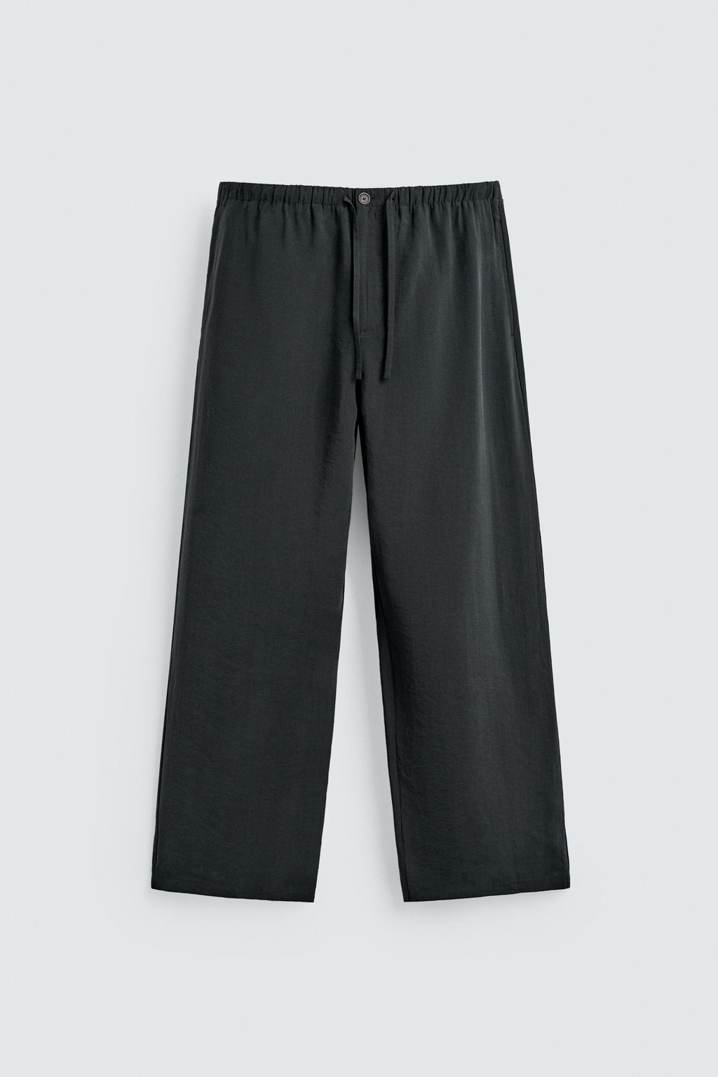 PANTAL?N FLUIDO RELAXED FIT / Negro - Zara фото 6