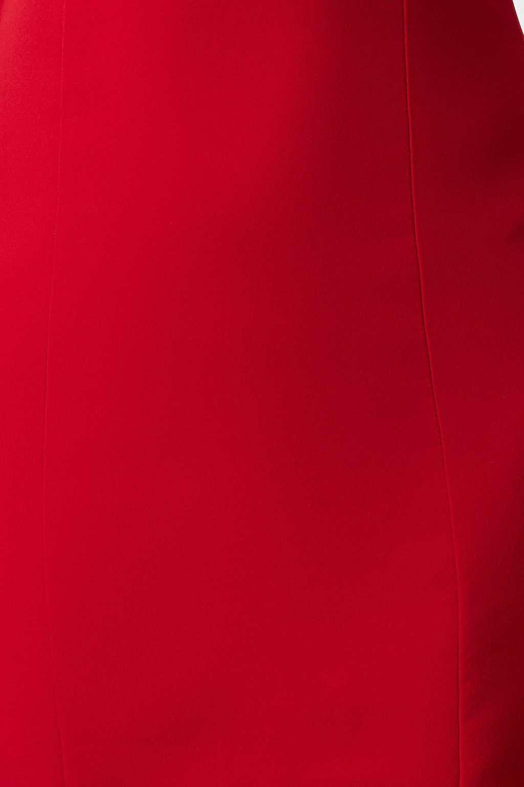 K?rm?z? Vucudu Saran Mini Dokuma Elbise TWOSS24EL00898 - Trendyolmilla фото 3