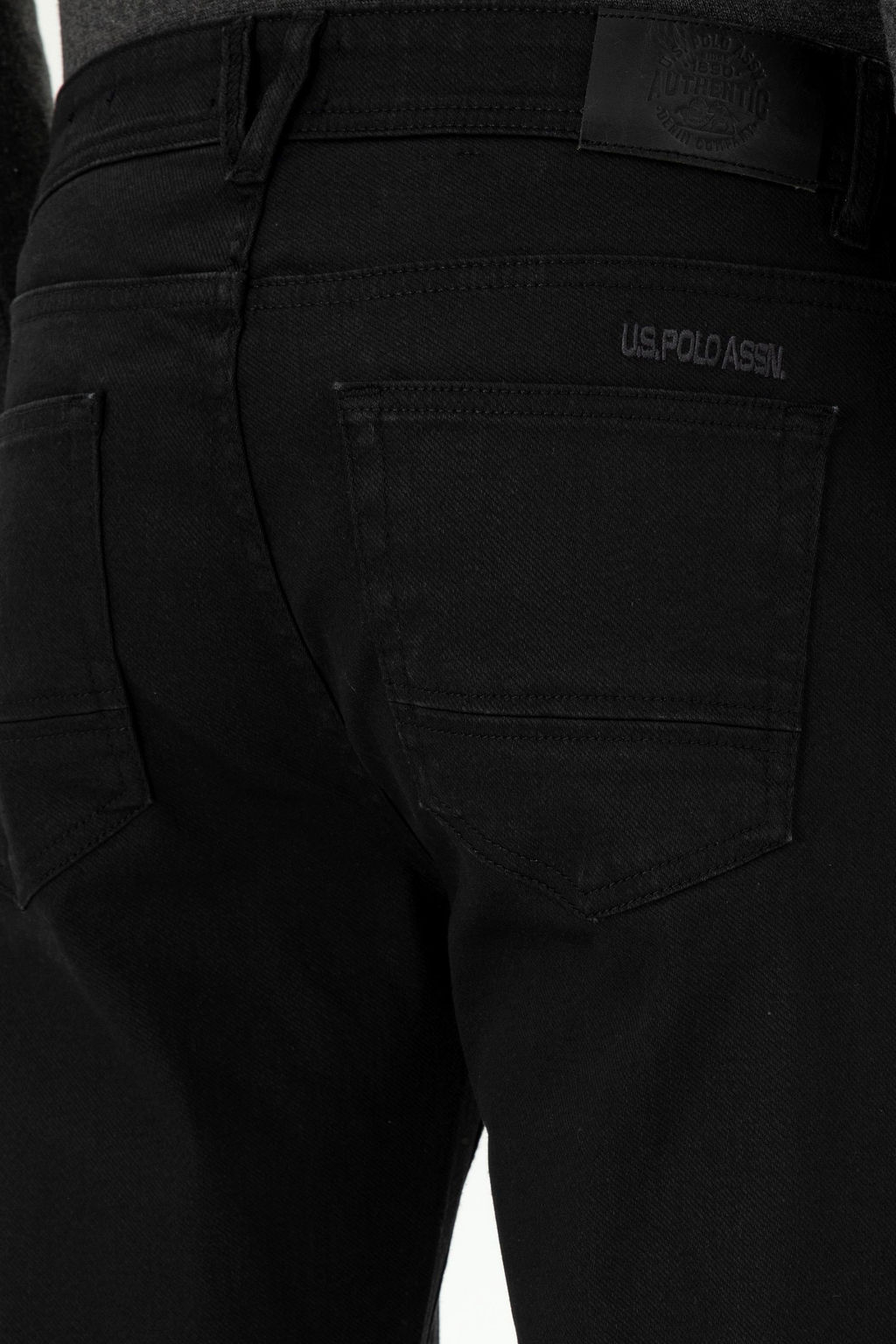 Мужские черные джинсовые брюки - U.s. polo assn фото 6