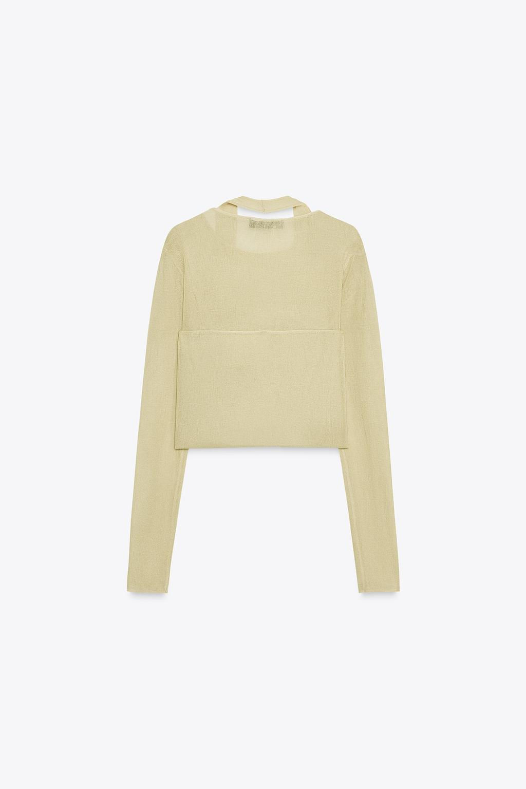 MULTI-POSITION KNIT TOP - Zara фото 6