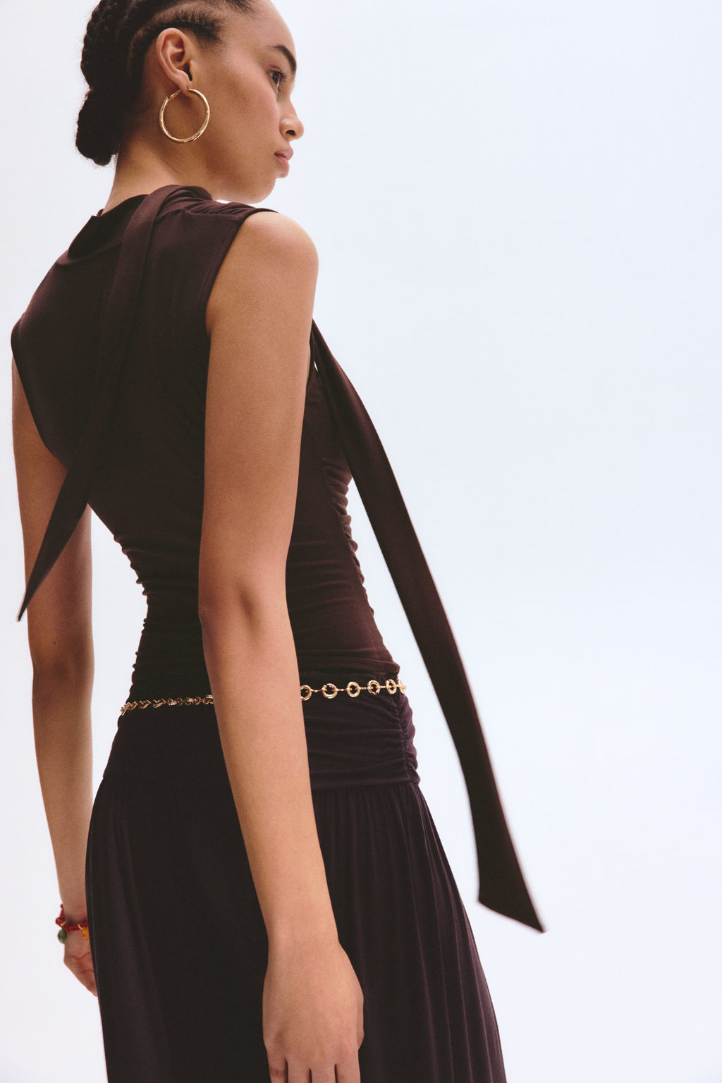 Top con cuello fular - H&m фото 8