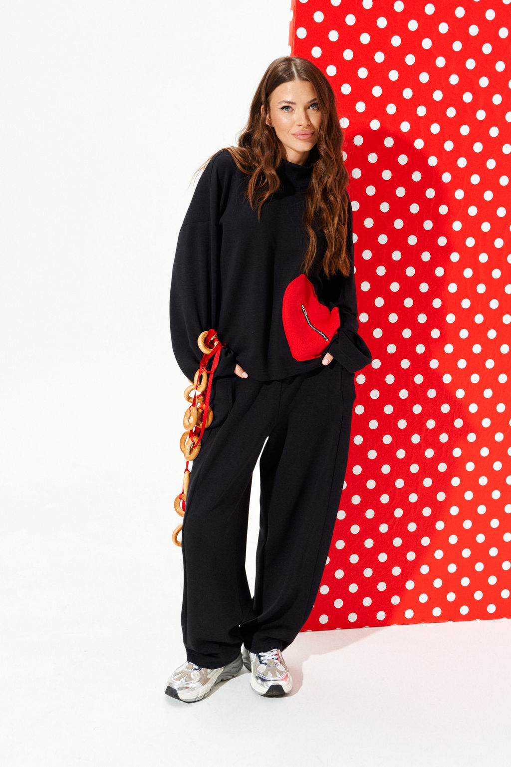 костюм женский 2-х предметный (джемпер + брюки) - Elletto фото 6