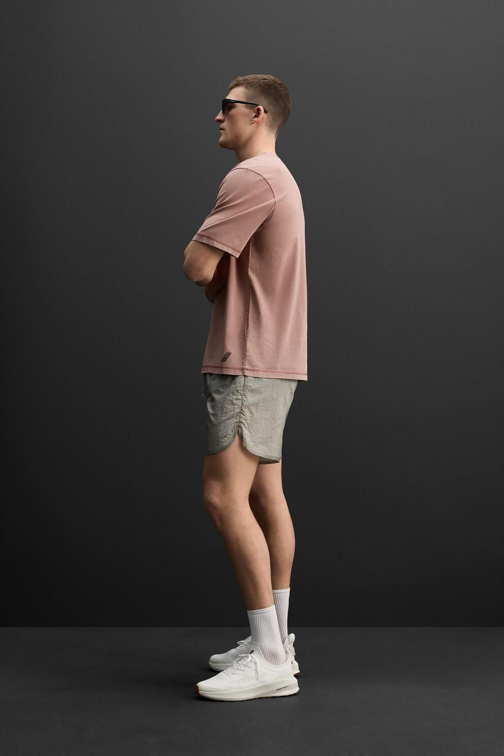 WASHED TRAINING T-SHIRT - Zara фото 5