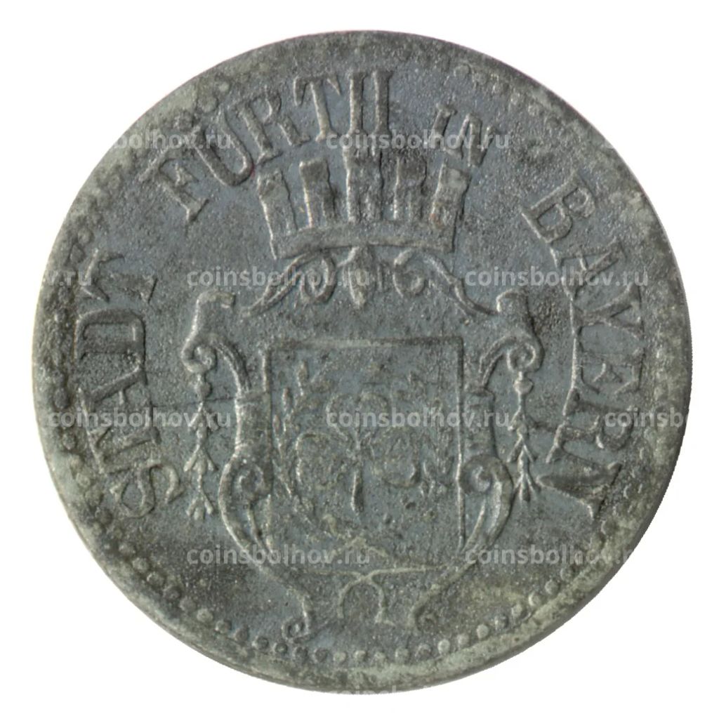 10 пфеннигов 1917 года Германия  Нотгельд (Фюрт)