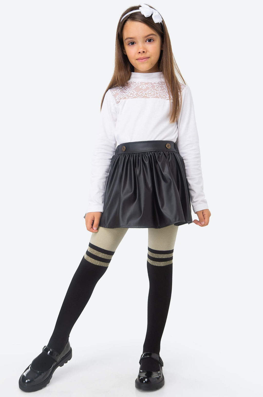 Колготки для девочки с люрексом Happyfox