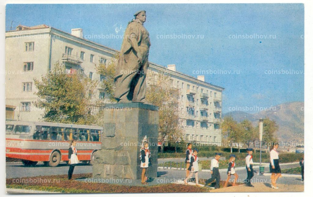 Открытка Новороссийск  Памятник Неизвестному матросу