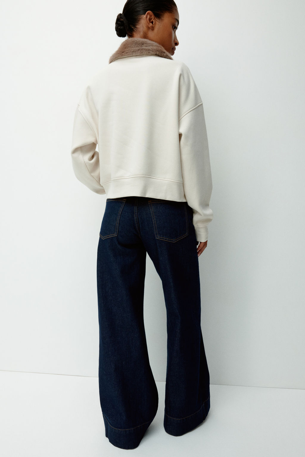 Wide Ultra High Jeans - H&m фото 8