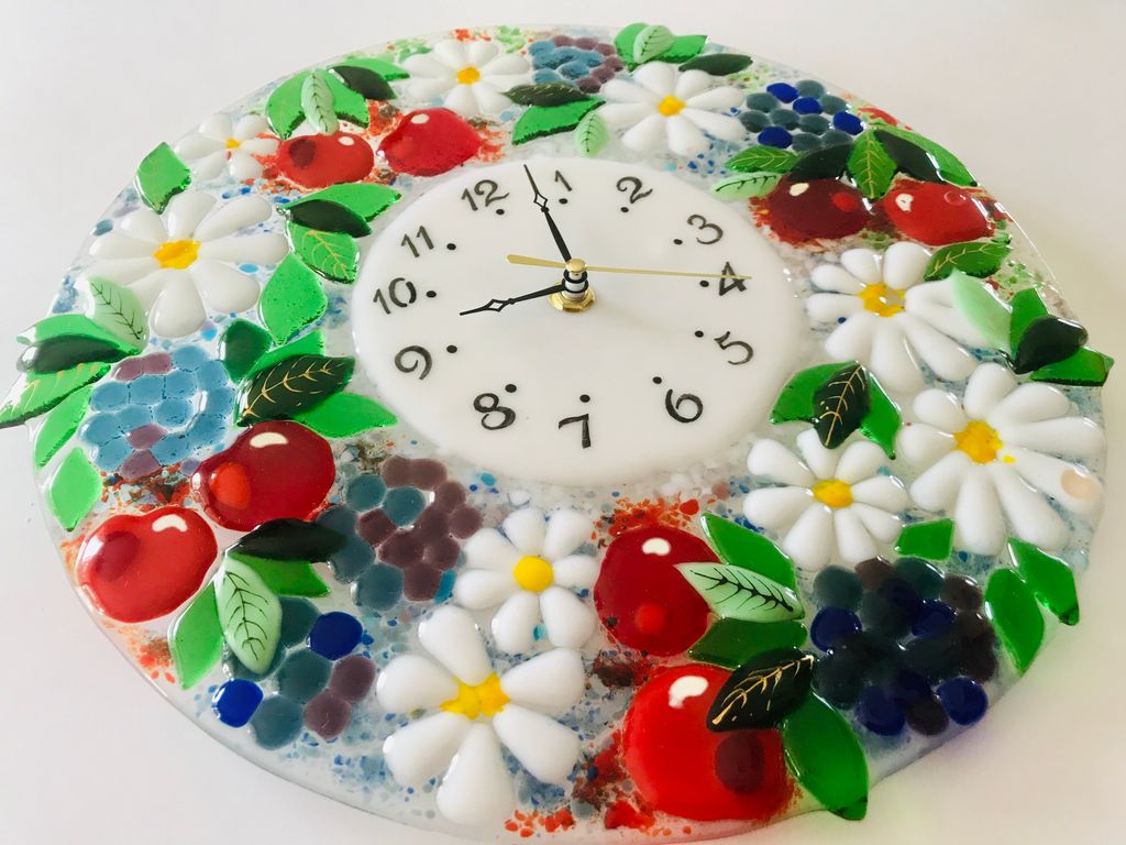 Настенные часы Дары лета - Стрекоза фото 10