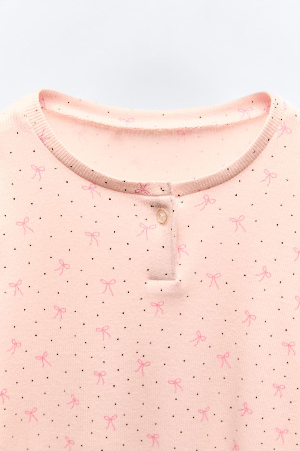 6-14 YEARS/ RIBBON RIB PYJAMAS - Zara фото 6