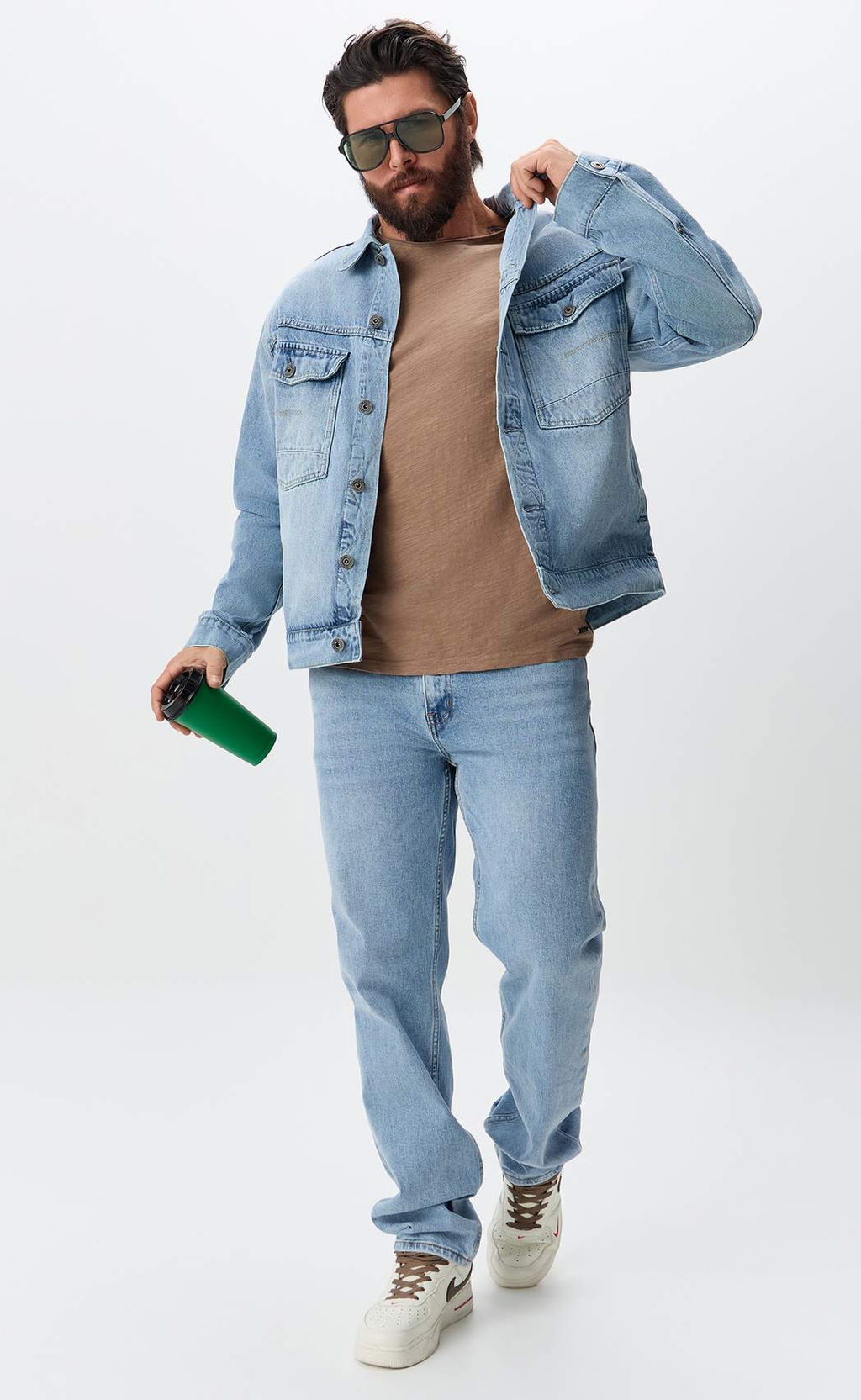 Куртка джинс P611-1286 l.blue - Primm фото 9