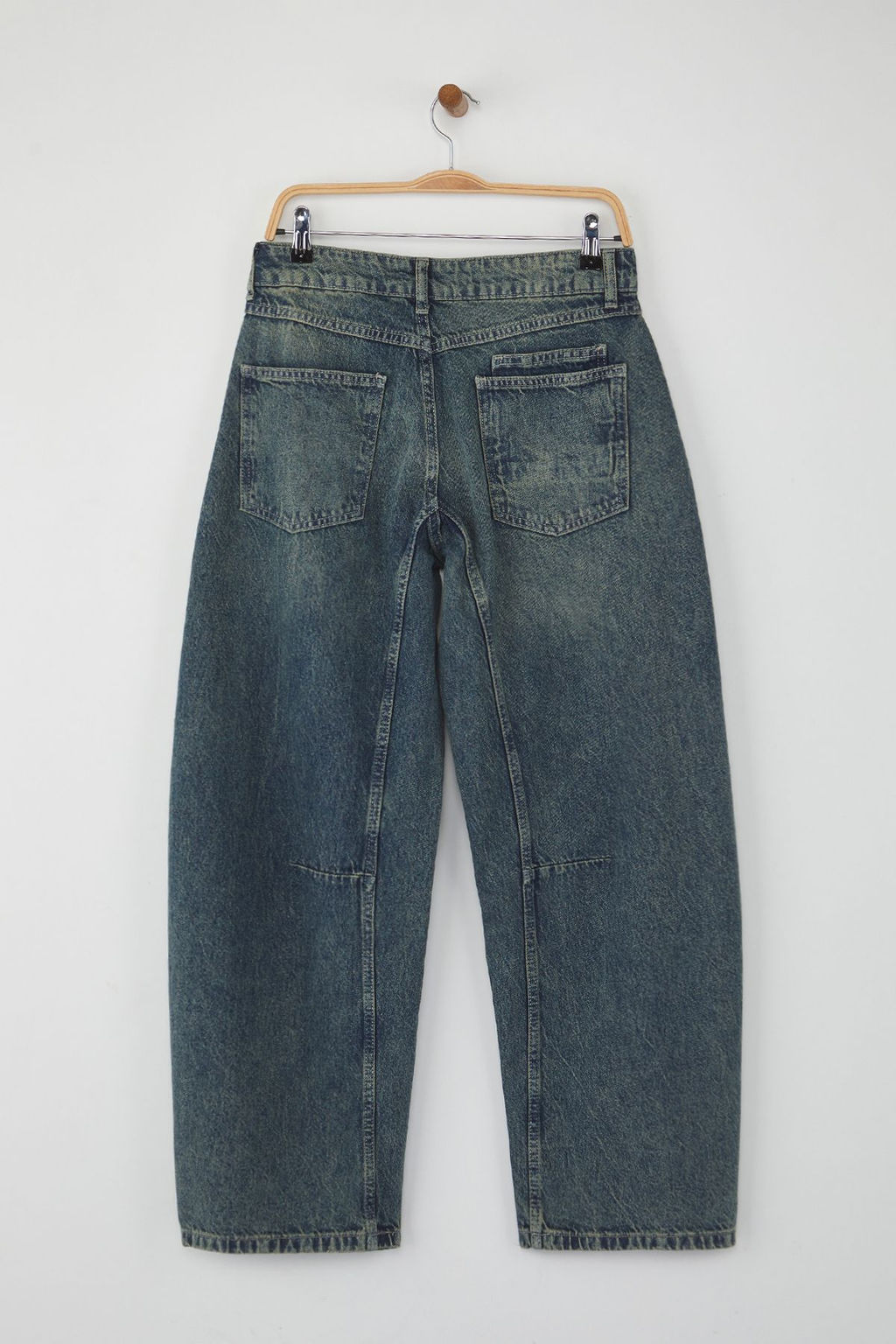 Teen Mavi Yuksek Bel Dikis Detayl? Baggy Jeans TWOAW26JE00102 - Trendyolmilla фото 6