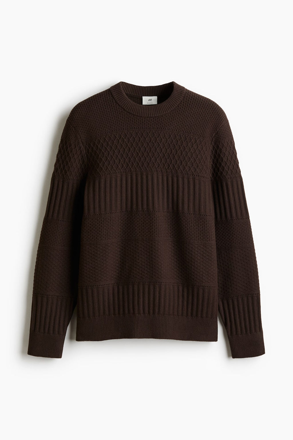 Regular Fit Textured-knit jumper - H&m фото 6