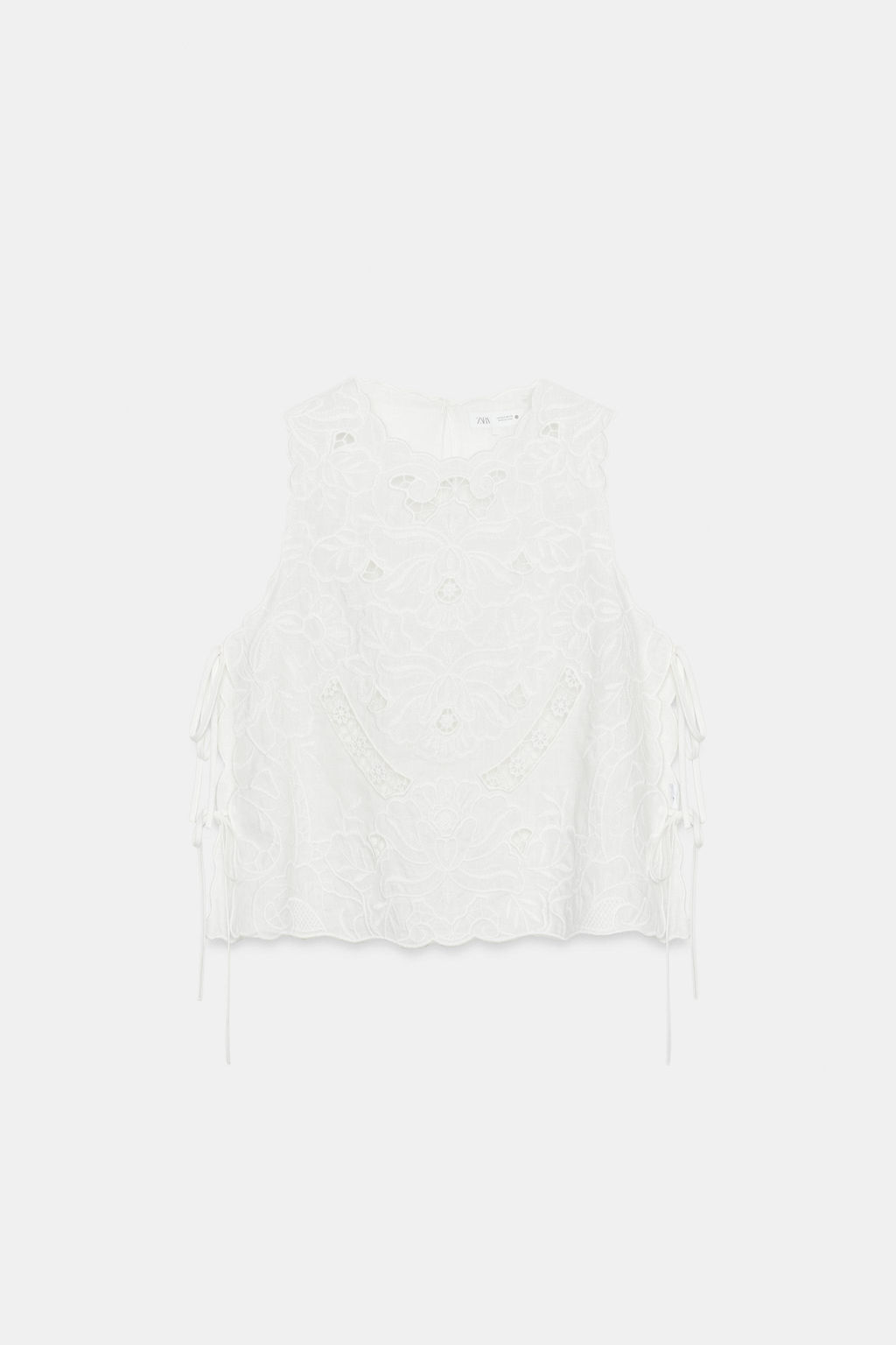 CAMISA BORDADOS ZW COLLECTION / Blanco - Zara фото 5