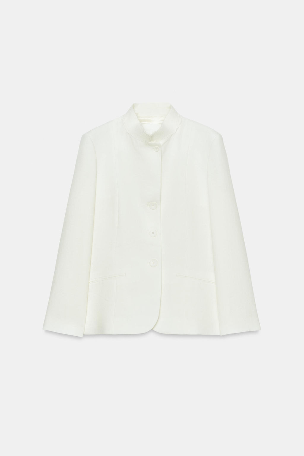 BLAZER LINO 100% ZW COLLECTION / Blanco - Zara фото 7