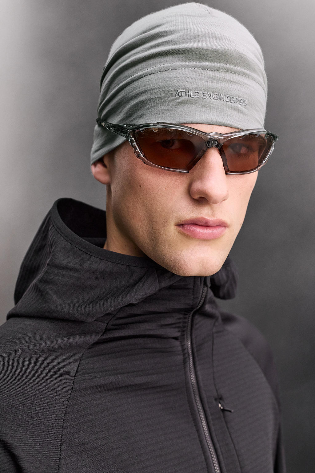 GORRO BEANIE RUNNING MEZCLA LANA / Gris perla