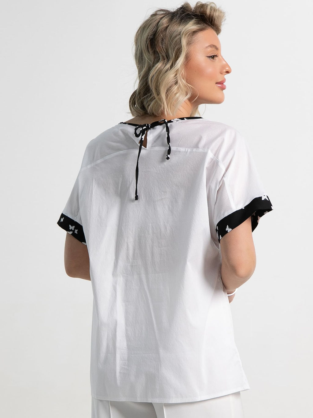 Блуза Нежность (белая) Б15248-13М - Lt collection фото 3