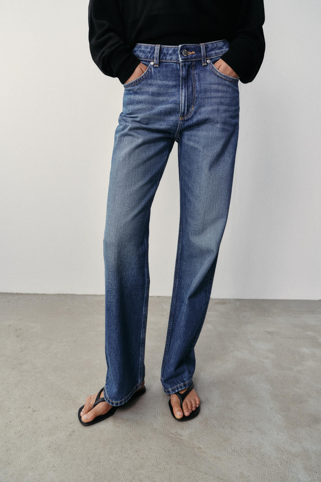 JEANS Z1975 REGULAR TIRO ALTO LONG LENGTH / Azul - Zara фото 2
