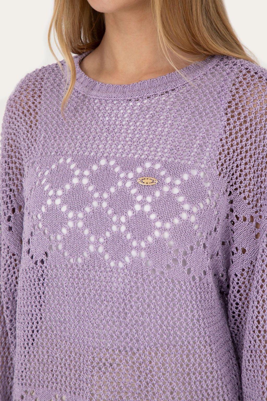 Женский сиреневый свитер - U.s. polo assn фото 14