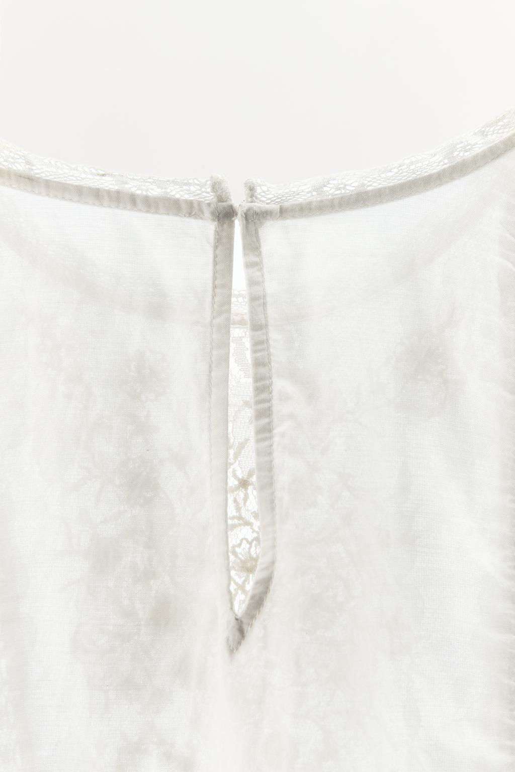 BEADED EMBROIDERY TOP - Zara фото 6
