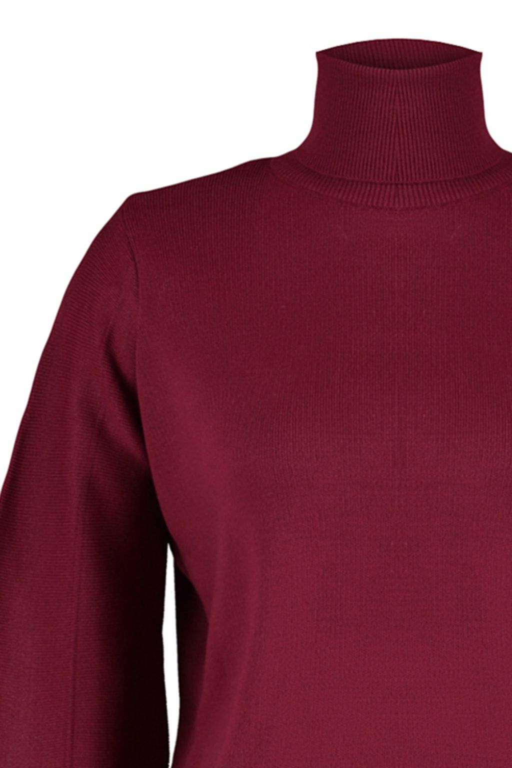 Bordo Basic Bal?kc? Yaka Triko Kazak TWOAW21KZ0485