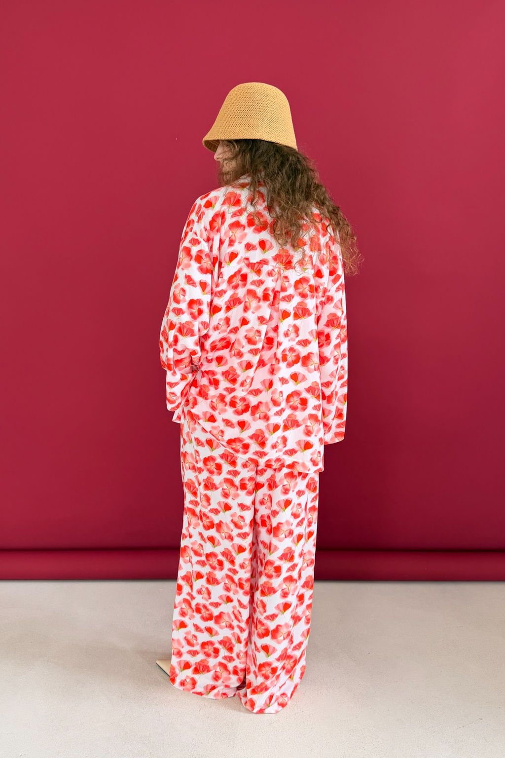 Блузка СЕТ113/02/Маки - M&G all natural фото 7