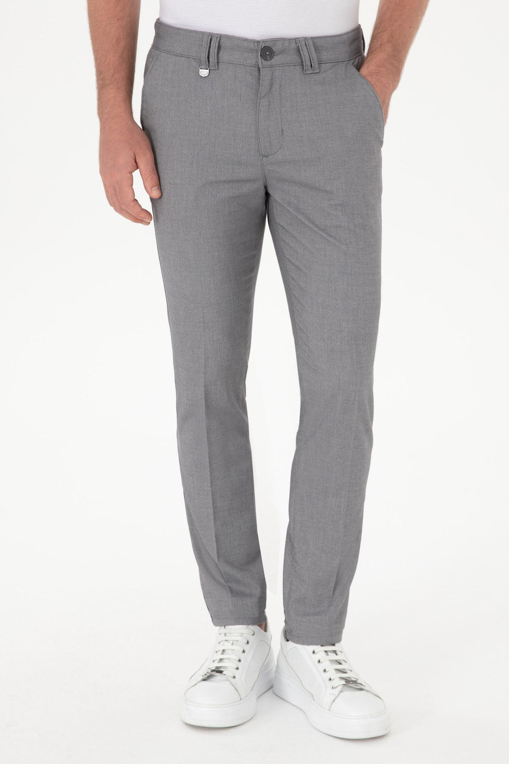 Erkek Gri Kanvas Pantolon Sepette S_rpriz _ndirim - U.s. polo assn фото 2