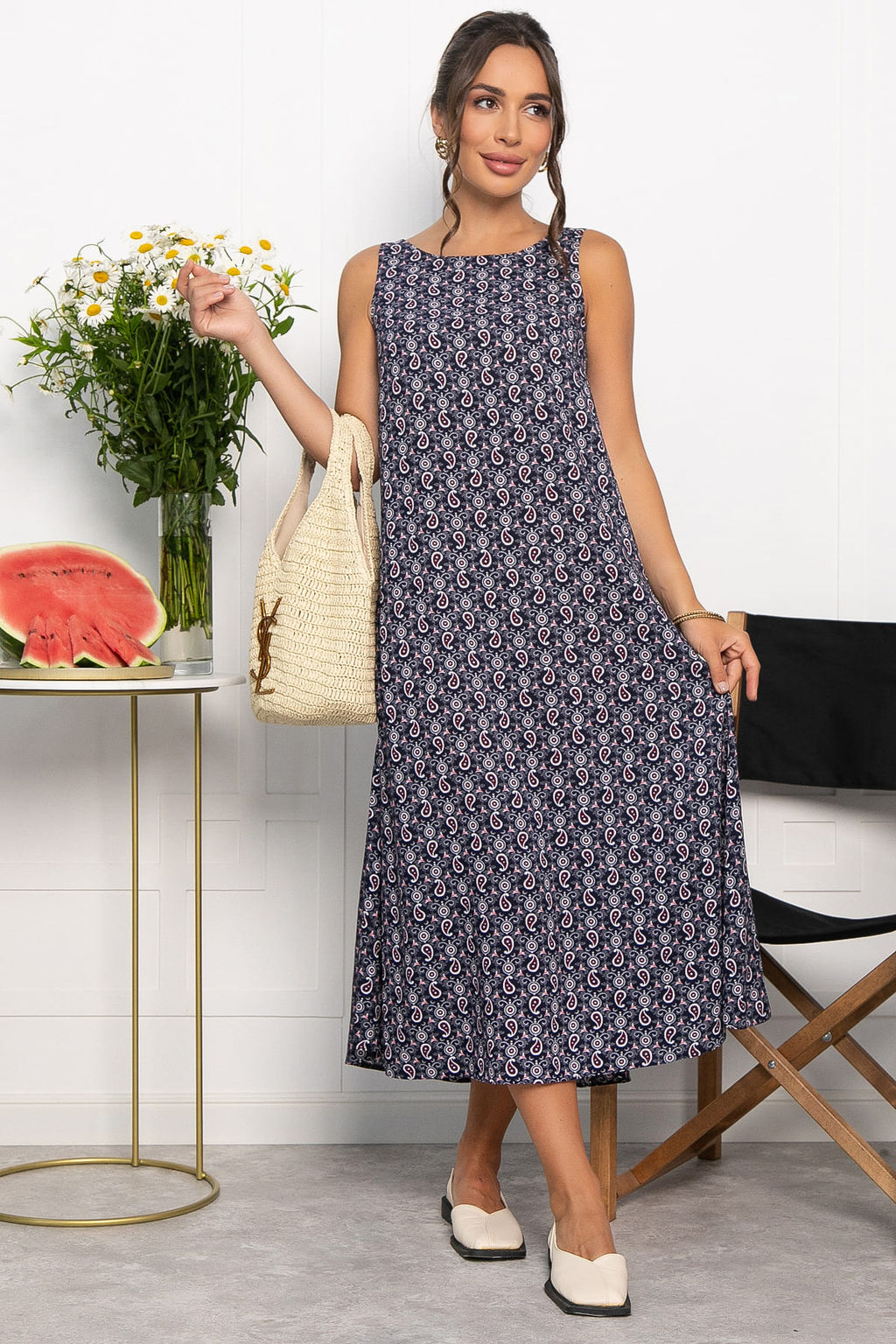 Сарафан Кампари штапель - Lt collection фото 2