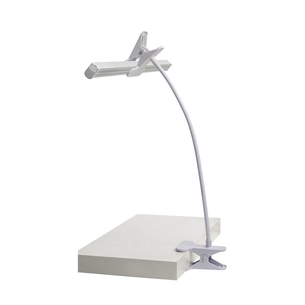 UFP-M02C-450 WHITE POLYBAG SET2 Подставка для светильника ULI-P, на прищепке, длина трубки 450мм, набор из 2шт. Белая. ТM ФитоЛето
