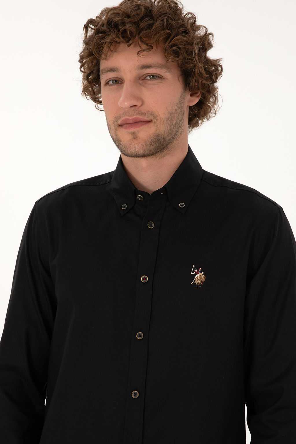 Erkek Siyah Uzun Kollu Basic G_mlek Sepette S_rpriz _ndirim - U.s. polo assn фото 2