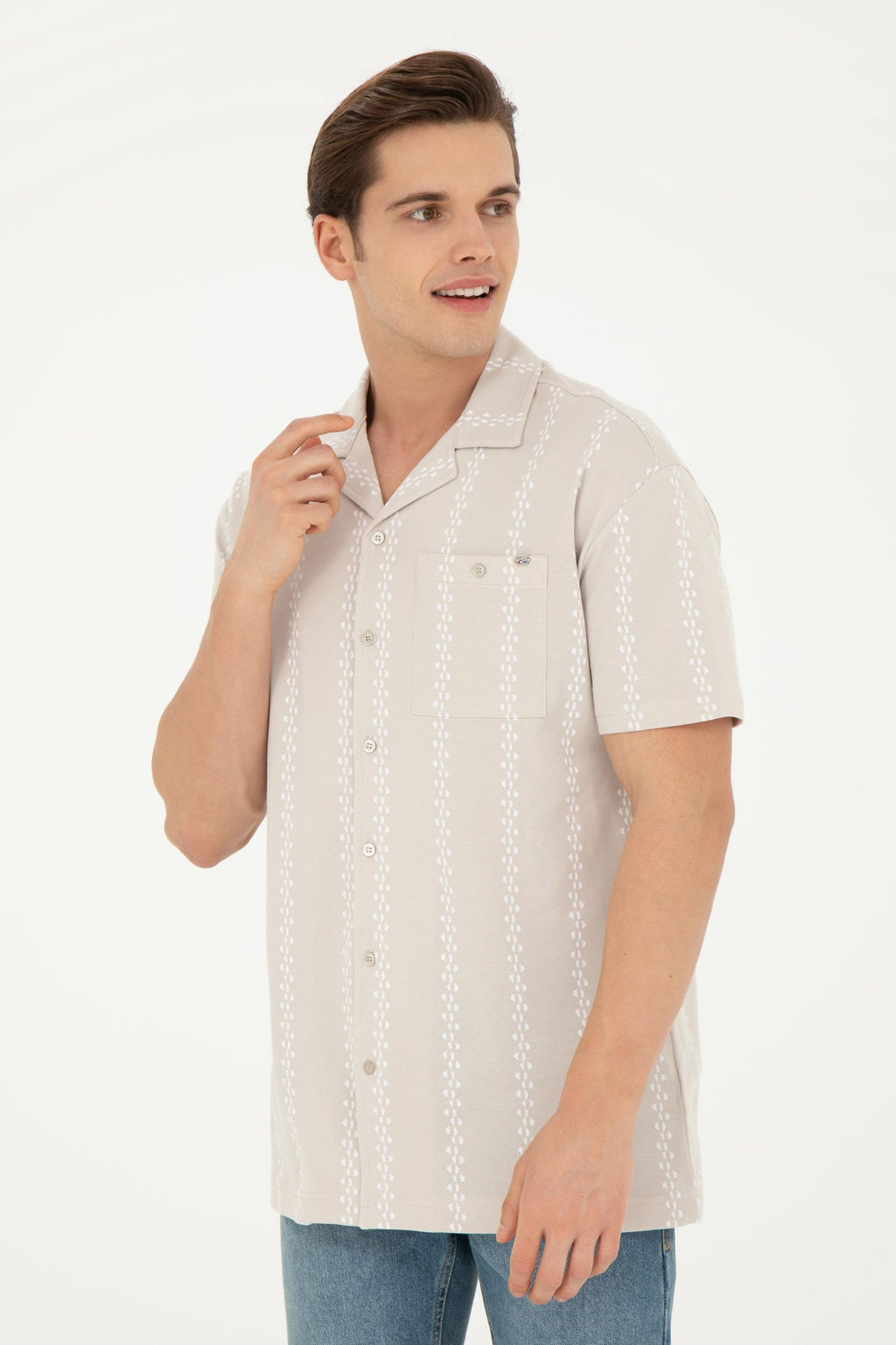 Мужская футболка Stone Comfort с воротником-поло - U.s. polo assn фото 10