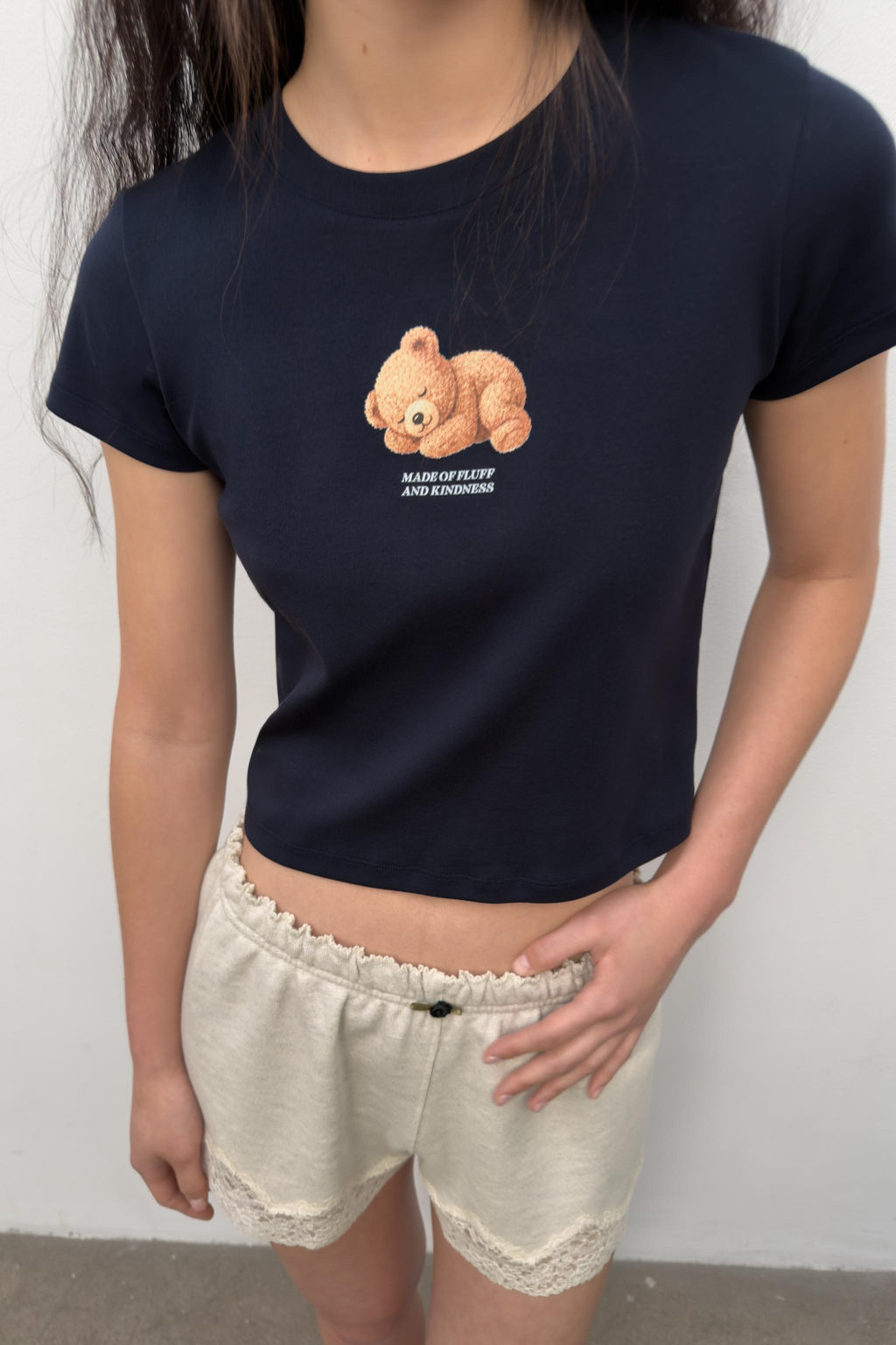 CAMISETA MANGA CORTA OSO / Marino oscuro - Zara фото 2