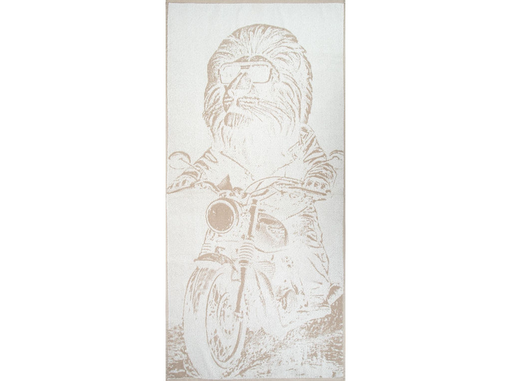 Полотенце махровое 6с102.511ж2 Моторалли(лен3) 67х150см