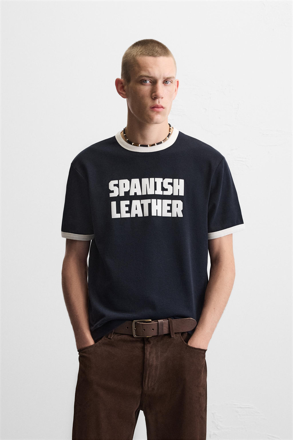 GUITARRICADELAFUENTE SLOGAN RIB T-SHIRT - Zara фото 2