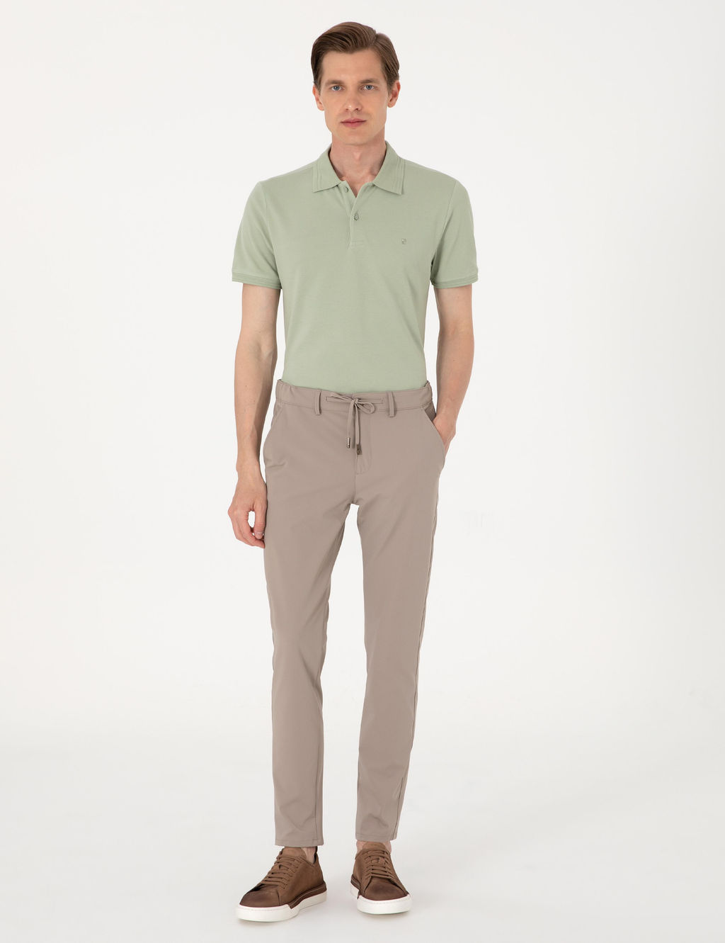 Ye_il Slim Fit Basic Ti__rt