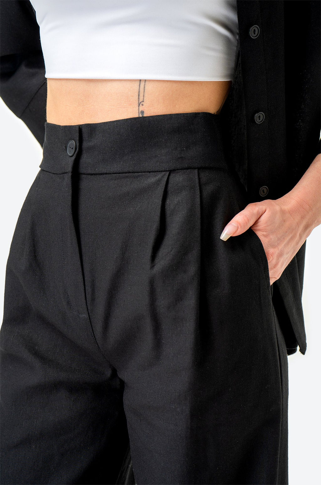 Женский льняной костюм Happy Fox  фото 7