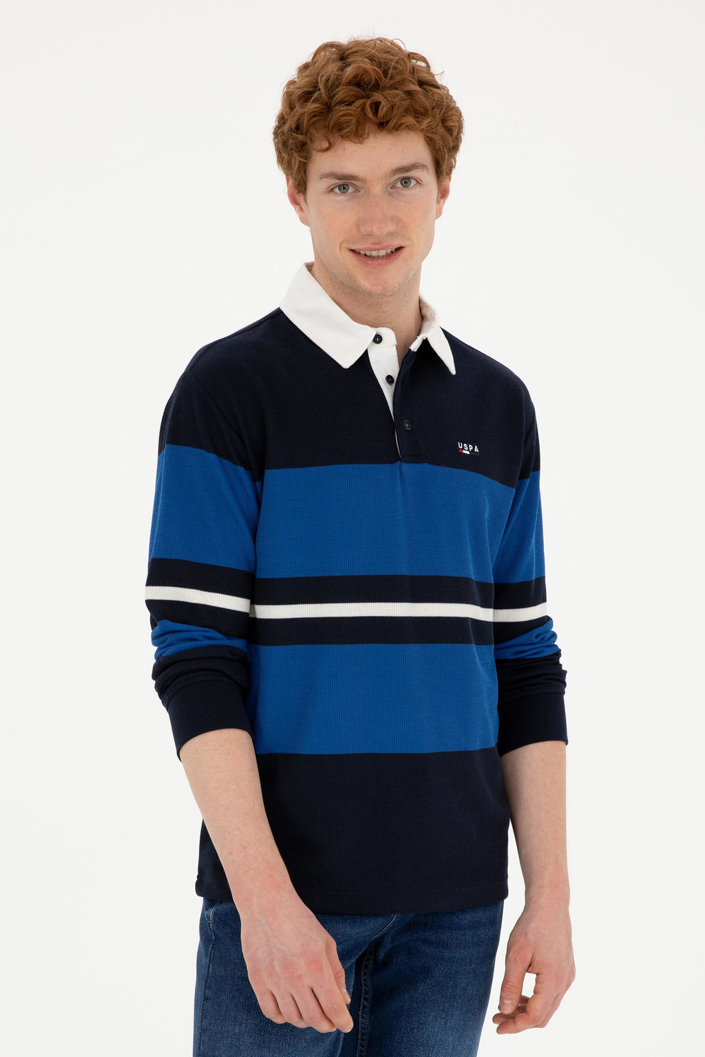 Мужской темно-синий свитшот Неожиданная скидка в корзине