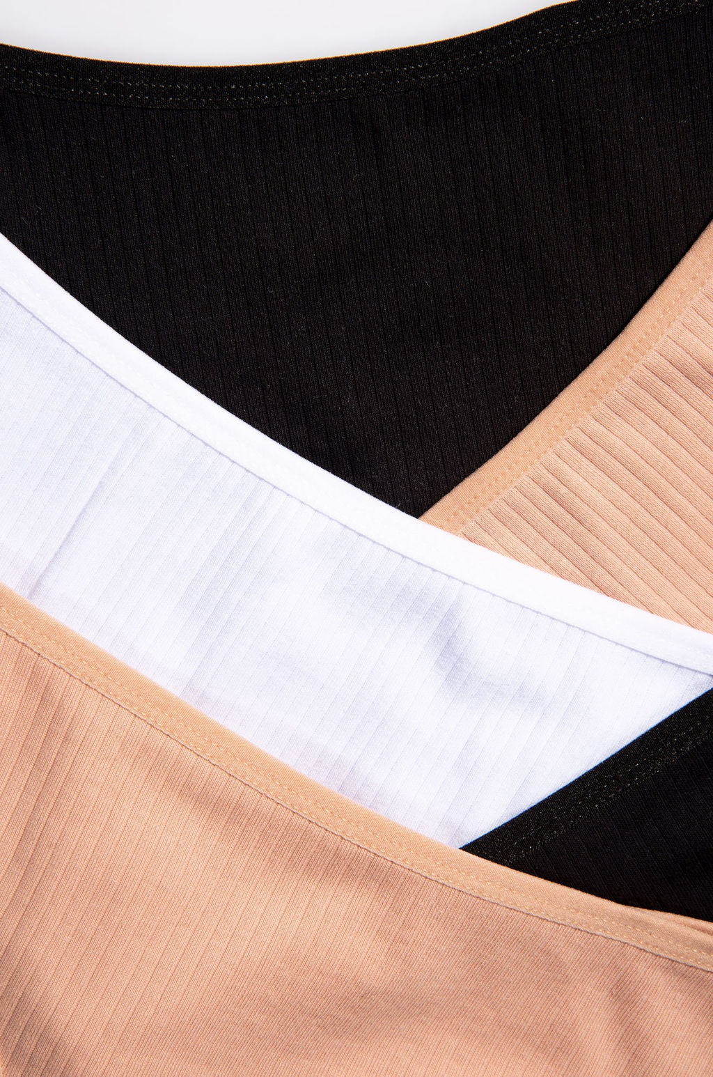 Женские трусы-стринги в рубчик 5 шт. Nicoletta  фото 6