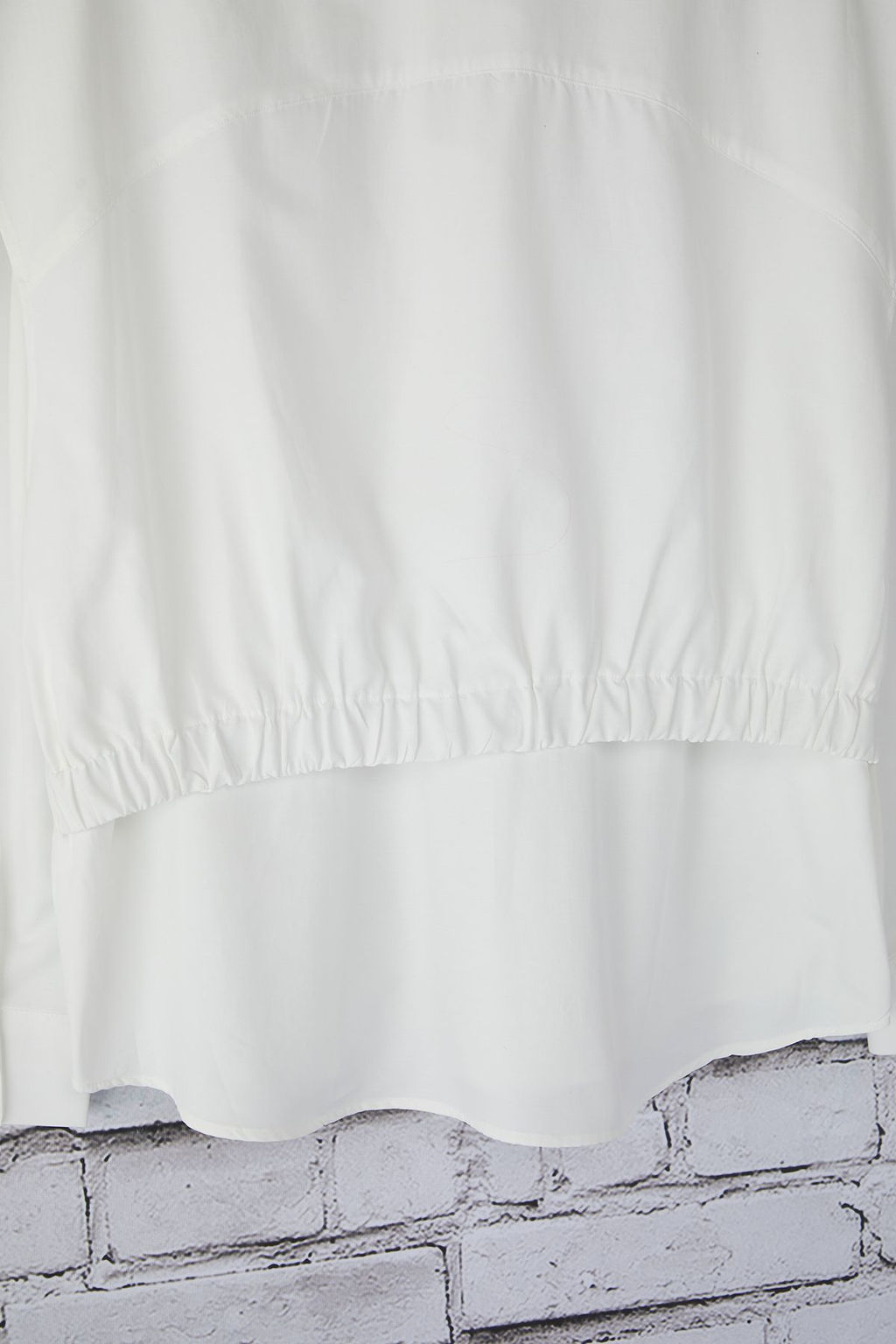 TRENDYOL MAN Beyaz Unisex Oversize Fit Lastik Detayl? Gomlek TMNSS25GO00045 - Trendyolmilla фото 10
