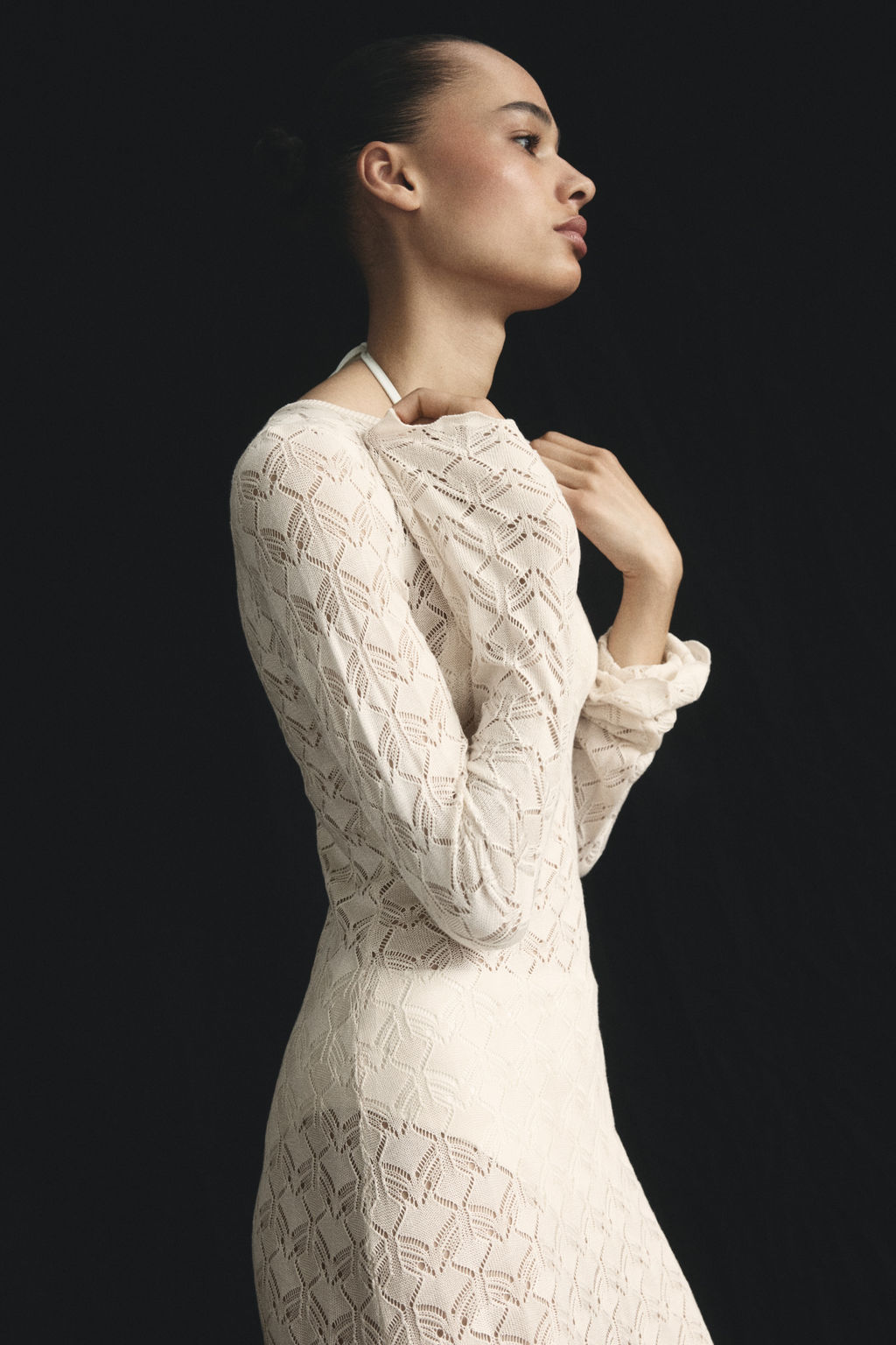 Minivestido efecto crochet - H&m фото 4